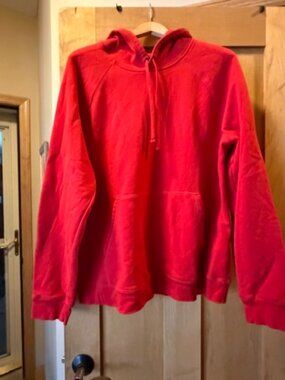 Tek Gear Ultrasoft Fleece Unisex Pull Over Hoodie Active Wear Red XXL